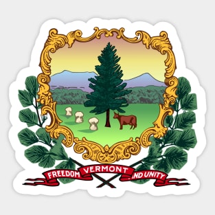 Vermont Coat of Arms Sticker